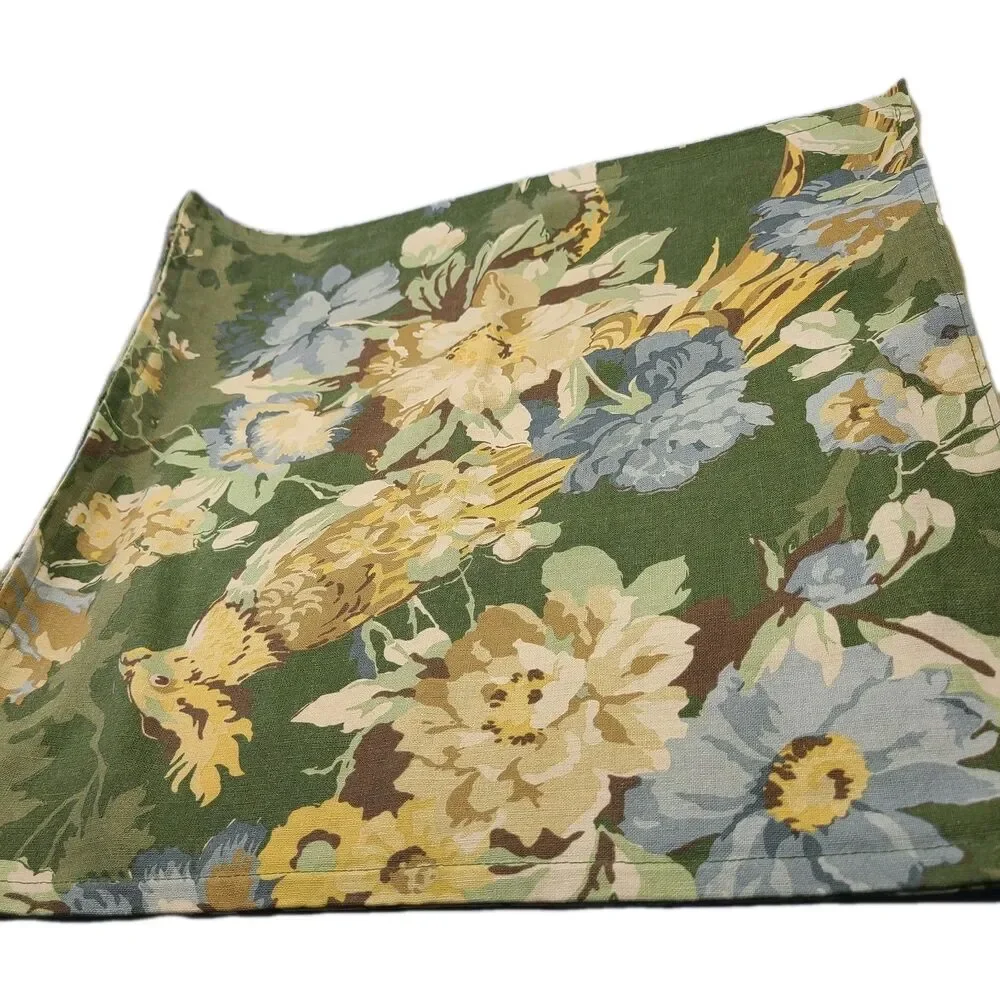 Pottery Barn Silvana Pheasant Pillow Sham Green 20